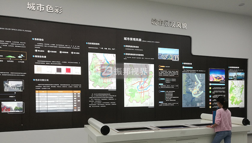 城鄉規劃館智能觸控互動屏幕展項