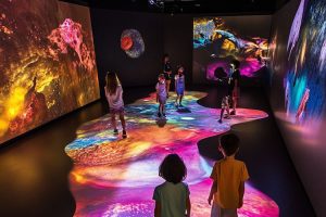 科技賦能展廳新體驗！數字化互動魔法墻打造沉浸式空間解決方案！